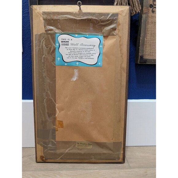 Walter Keane Big Eyes “Waiting” Turner Wall Art 1962 Vintage Framed Print - Picture 3 of 16